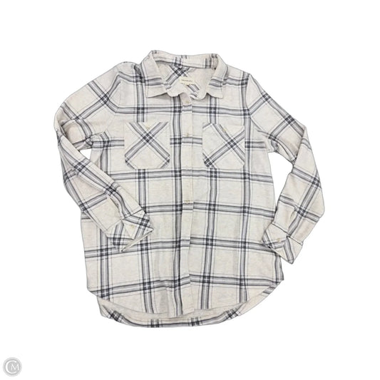 Top Long Sleeve By Thread And Supply In Tan, Size: L