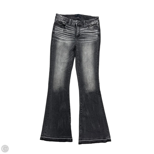 Jeans Boot Cut By Buckle Black In Black Denim, Size: 8