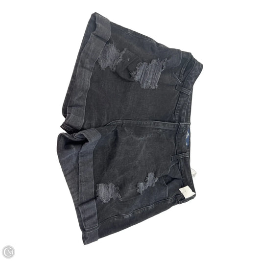 Shorts By Hollister In Black Denim, Size: 16