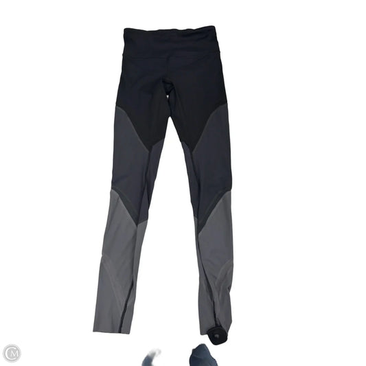 Athletic Leggings By Lululemon In Black & Grey, Size: 4