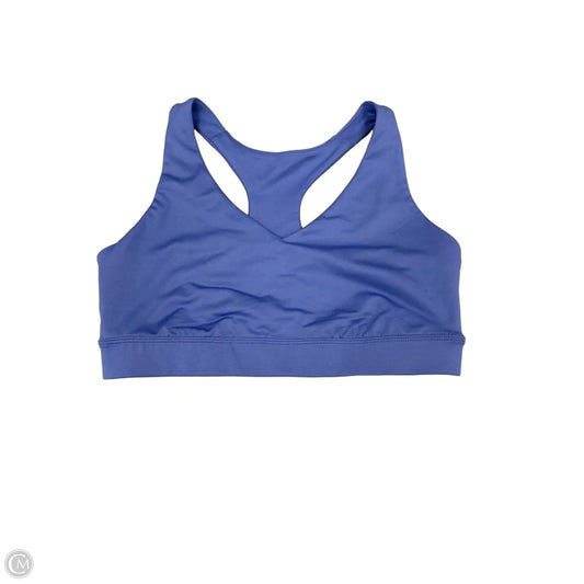 Athletic Bra By Tek Gear In Blue, Size: L