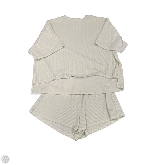 Top 2pc Short Sleeve By Cmc In Green, Size: S