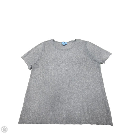 Top Short Sleeve By Cece In Blue, Size: L