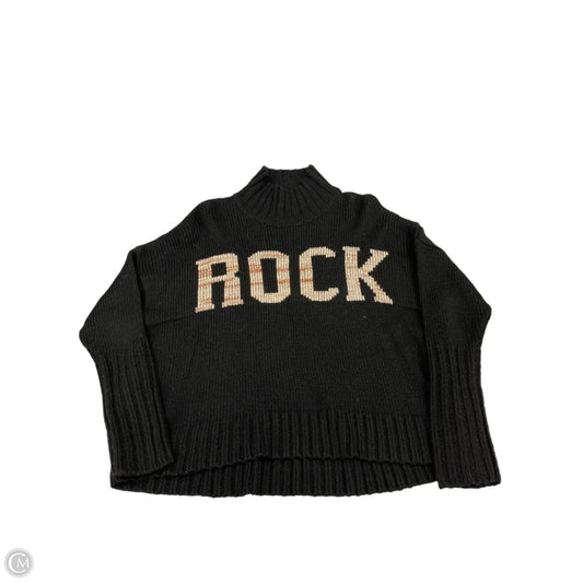 Sweater By Elan In Black, Size: L