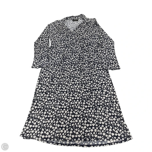 Dress Casual Maxi By Lane Bryant In Blue, Size: L
