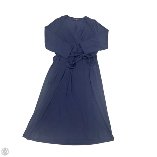Dress Casual Midi By Lane Bryant In Navy, Size: Xl