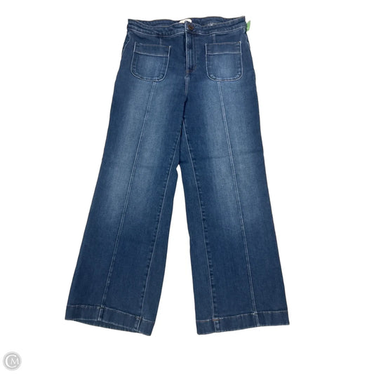 Jeans Wide Leg By Lc Lauren Conrad In Blue Denim, Size: 16