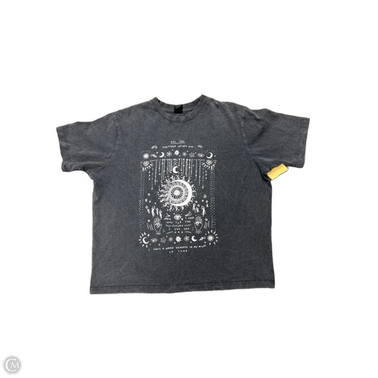 Top Short Sleeve By Urban Outfitters In Grey, Size: M