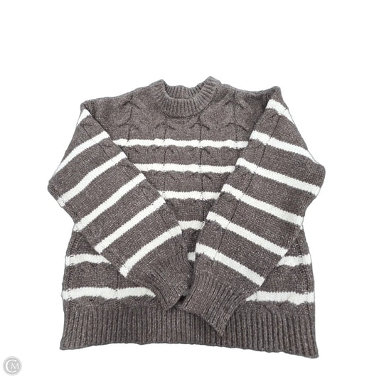 Sweater By Lc Lauren Conrad In Brown & White, Size: S