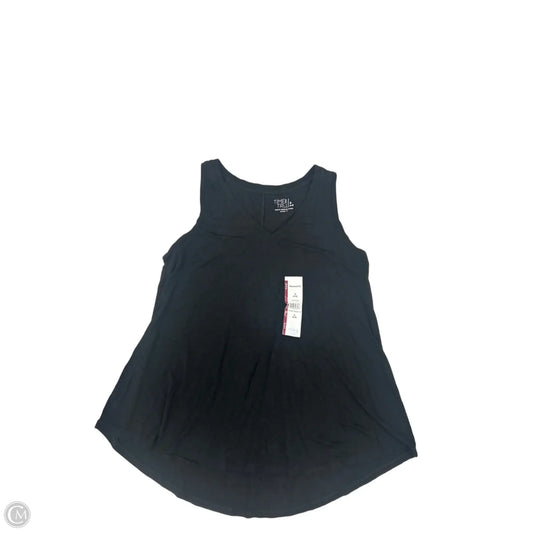 Tank Top By Time And Tru In Black, Size: S