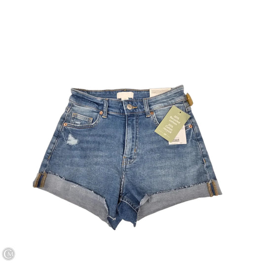 Shorts By H&m In Blue Denim, Size: 6