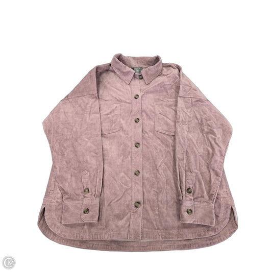 Top Long Sleeve By Matty M In Mauve, Size: Xxl