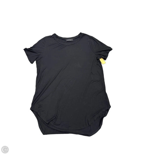 Top Short Sleeve By Cmc In Black, Size: L