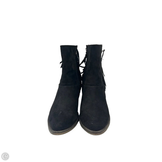 Boots Ankle Heels By Mia In Black, Size: 9