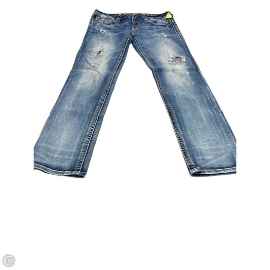 Jeans Boot Cut By Rock Revival In Blue Denim, Size: 10