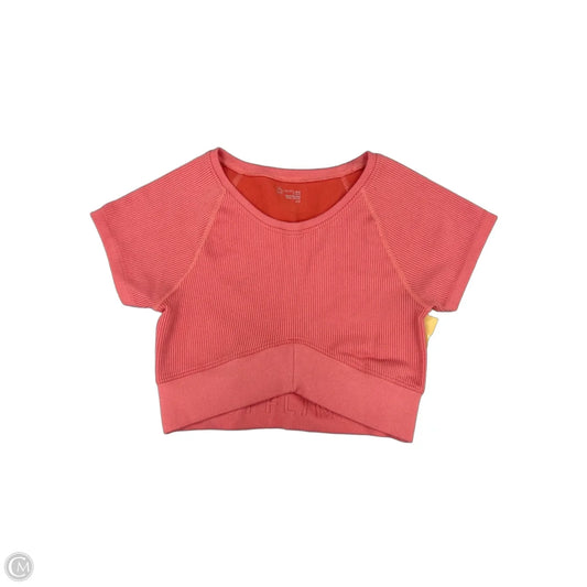 Athletic Top Short Sleeve By Offline In Coral, Size: S