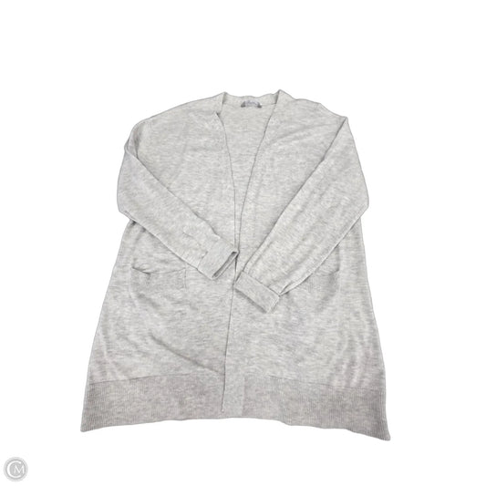 Sweater Cardigan By Members Mark In Grey, Size: L