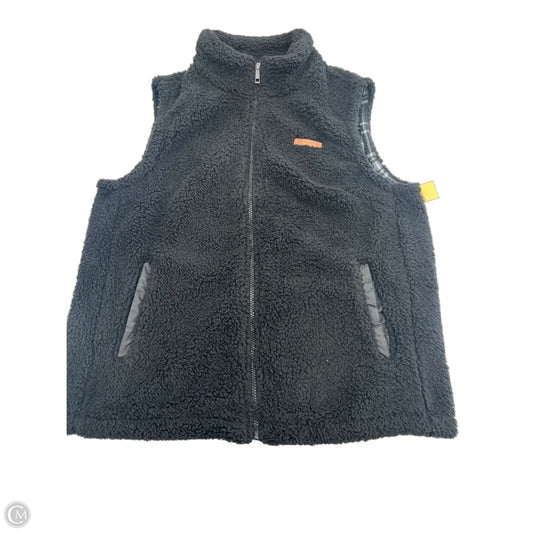 Vest Faux Fur & Sherpa By Sage In Black, Size: L