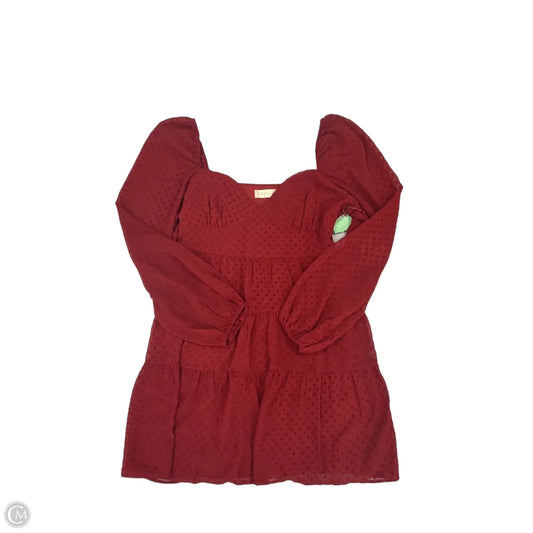 Dress Casual Short By Altard State In Red, Size: L