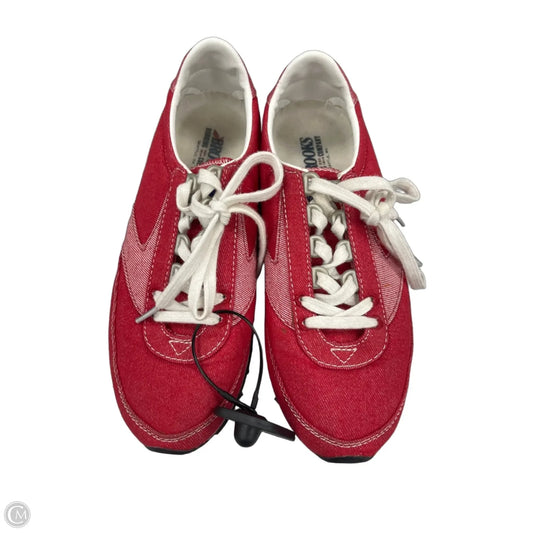 Shoes Sneakers By Brooks In Red, Size: 7.5
