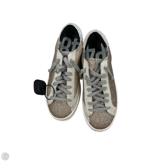 Shoes Sneakers By P448 In Gold, Size: 7.5