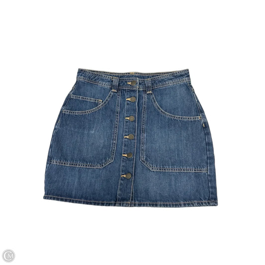Skirt Mini & Short By Old Navy In Blue Denim, Size: 2