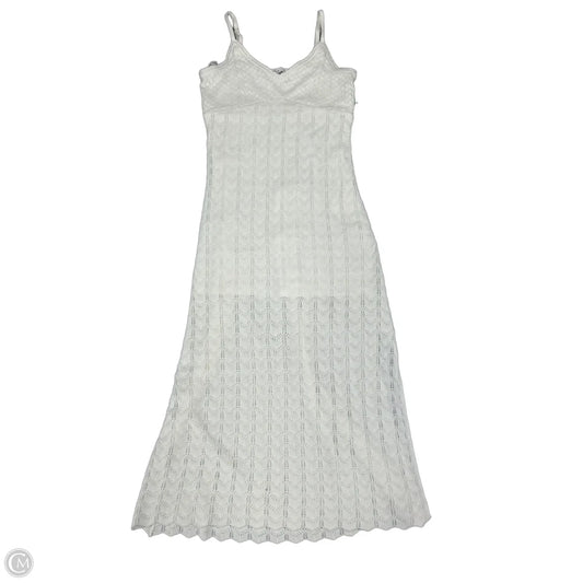 Dress Casual Maxi By Hollister In White, Size: M