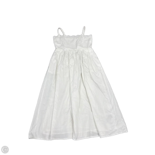 Dress Casual Midi By Gap In White, Size: S