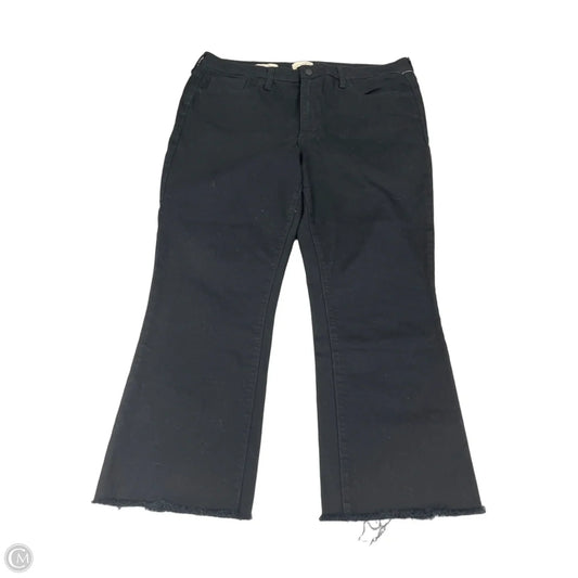 Jeans Boot Cut By Universal Thread In Black Denim