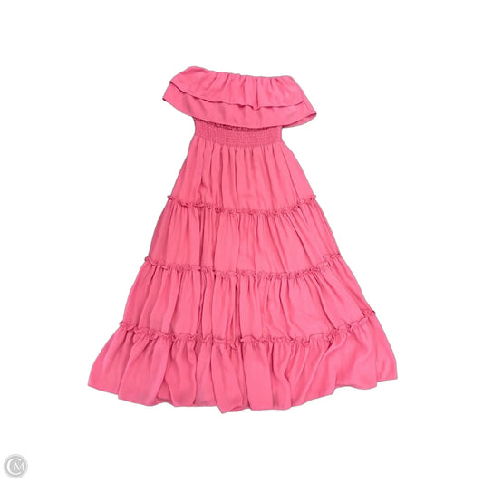 Dress Casual Midi By 1.state In Pink, Size: Xs