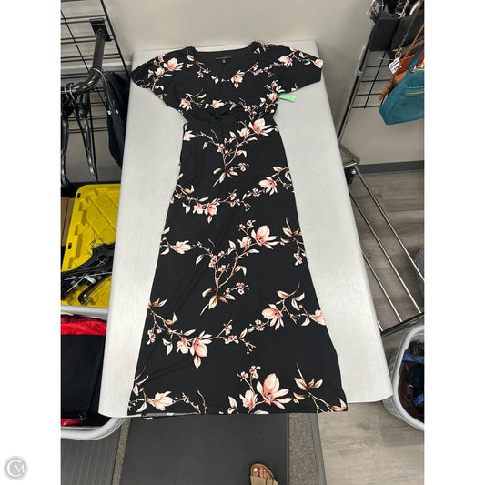 Dress Casual Midi By White House Black Market In Floral Print, Size: Xs