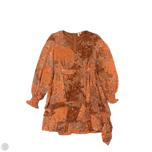 Dress Casual Short By Cmc In Orange, Size: M