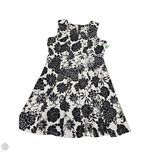 Dress Casual Short By Dannyandnicole In Black & White, Size: 16