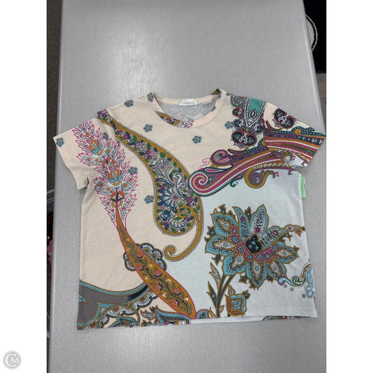 Top Short Sleeve By Desigual In Multi-colored, Size: L