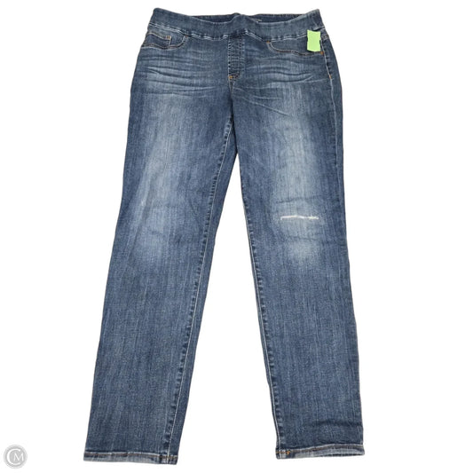 Jeans Skinny By Chicos In Blue Denim, Size: 12