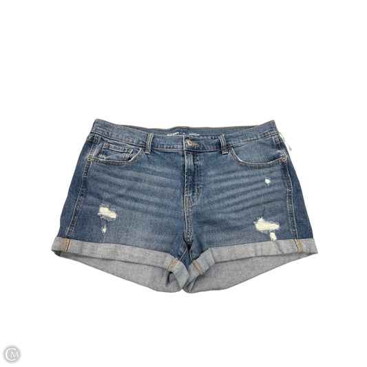 Shorts By Old Navy In Blue Denim, Size: 12