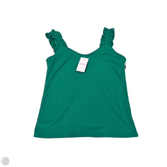 Tank Top By Willow & Root In Green, Size: L