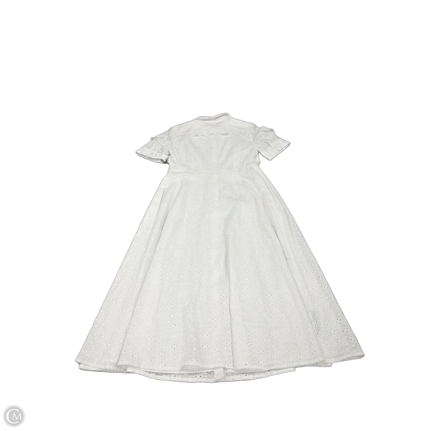 Dress Casual Midi By Tommy Hilfiger In White, Size: 6