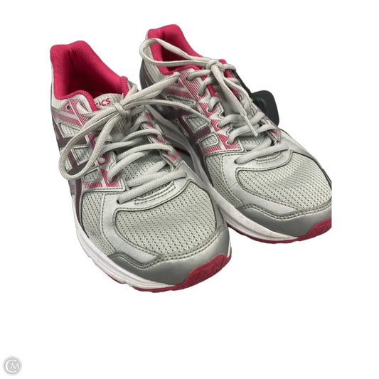 Shoes Athletic By Asics In Grey & Pink, Size: 8.5