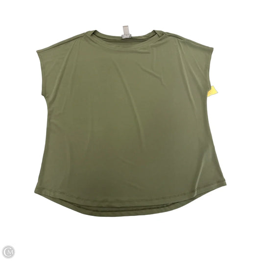 Top Short Sleeve By Chicos In Green, Size: Xl