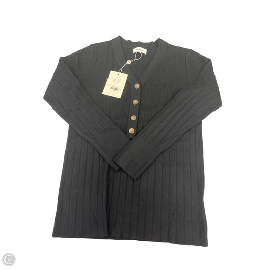 Top Long Sleeve By Bohme In Black, Size: L