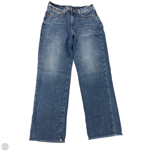 Jeans Straight By J. Crew In Blue Denim, Size: 8
