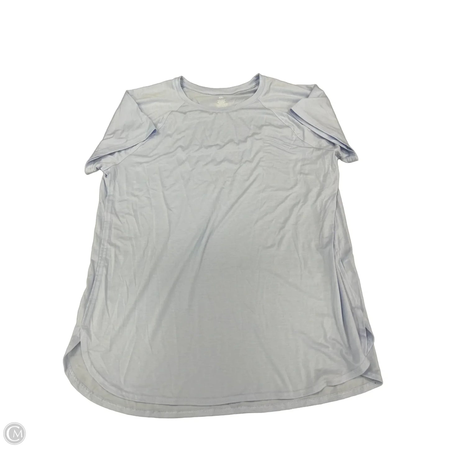 Top Short Sleeve By Tek Gear In Blue, Size: Xxl
