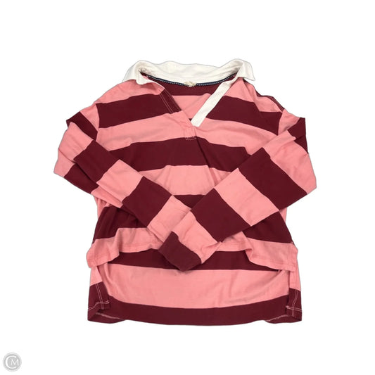 Top Long Sleeve By Pilcro In Pink & Red, Size: Xs