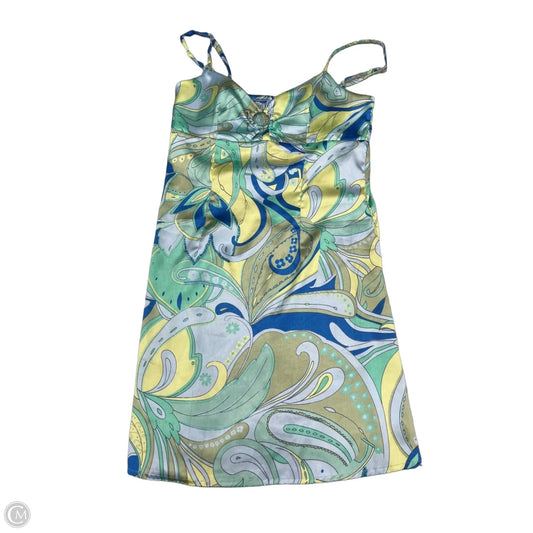 Dress Casual Short By Full Tilt In Blue & Green, Size: M