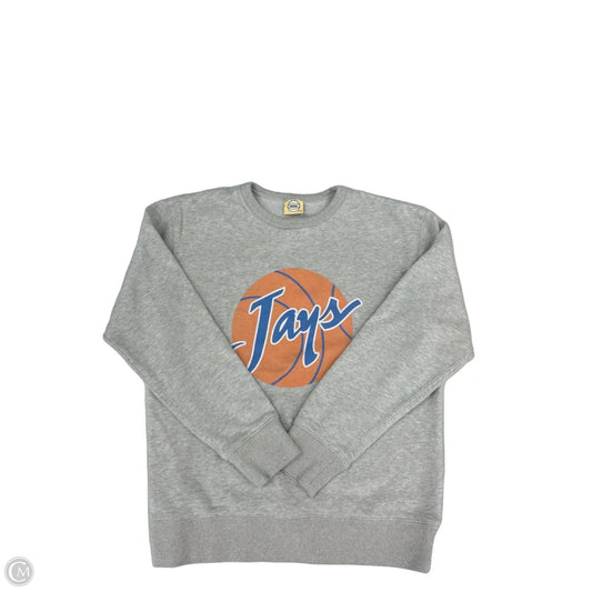 Sweatshirt Crewneck By Cme In Grey, Size: M