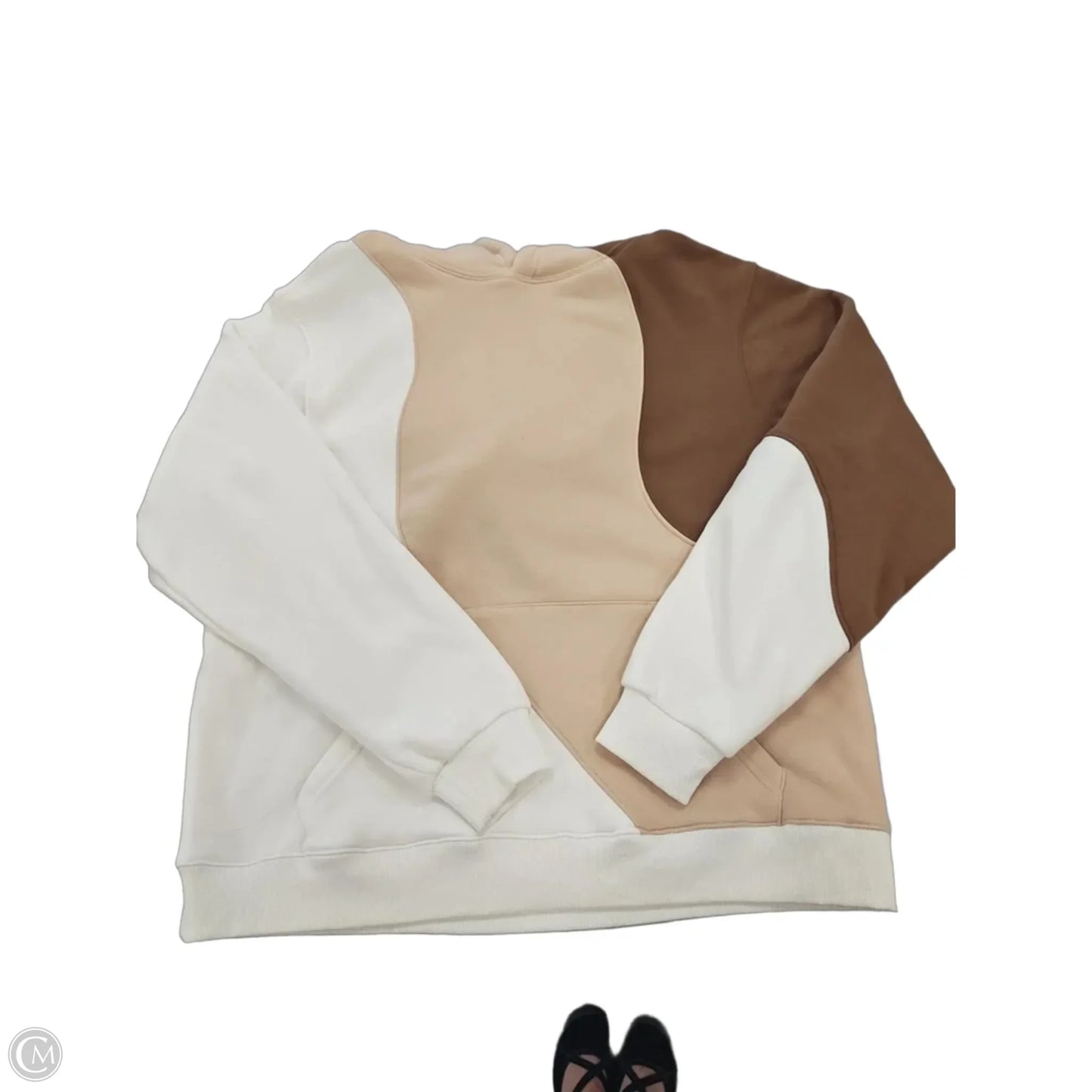 Sweatshirt Hoodie By Cme In Brown, Size: L