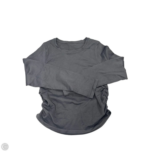 Athletic Top Long Sleeve Crewneck By Oqq In Black, Size: L