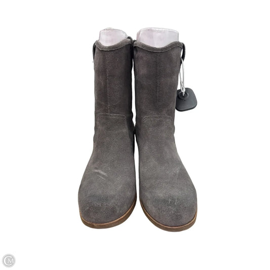 Boots Designer By Ugg In Grey, Size: 6