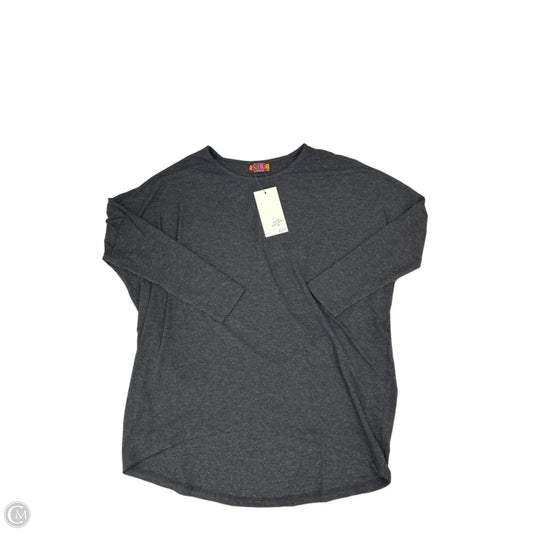Top Long Sleeve By Cme In Grey, Size: Xs